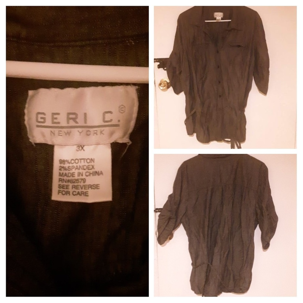 Geri C Button Down Blouse